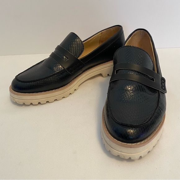 Dolce Vita Women's Abbott Lug Sole Loafers Black Size 9 - Picture 2 of 9